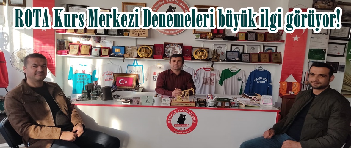 ROTA Kurs Merkezi Denemeleri büyük ilgi görüyor!