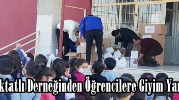 Büyüktatlı Derneğinden Öğrencilere Giyim Yardımı!
