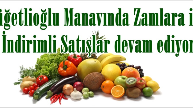 Büğetlioğlu Manavında Zamlara inat İndirimli Satışlar devam ediyor!