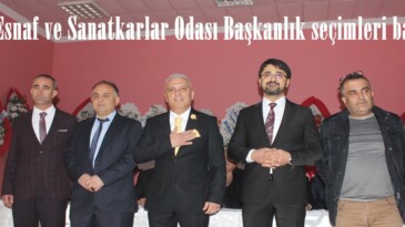 Afşin Esnaf ve Sanatkarlar Odası Başkanlık seçimleri başladı!