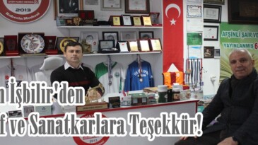 İhsan İşbilir’den Esnaf ve Sanatkarlara Teşekkür!