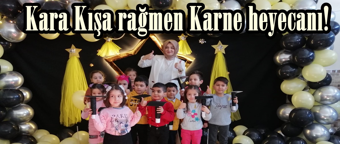 Kara Kışa rağmen Karne heyecanı!