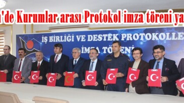 Afşin’de Kurumlar arası Protokol imza töreni yapıldı!