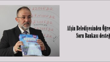 Afşin Belediyesinden Öğrencilere Soru Bankası desteği!