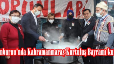 Zeytinburnu’nda Kahramanmaraş Kurtuluş Bayramı kutlandı.