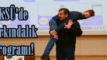 KSÜ’de Farkındalık Programı!
