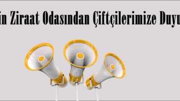 Afşin Ziraat Odasından Çiftçilerimize Duyuru!