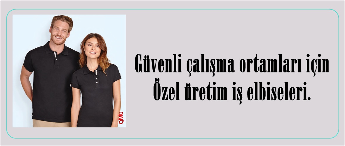 Güvenli çalışma ortamları için özel üretim iş elbiseleri.