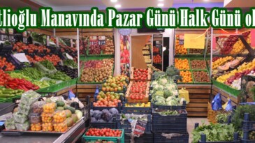 Büğetlioğlu Manavında Pazar Günü Halk Günü olacak.