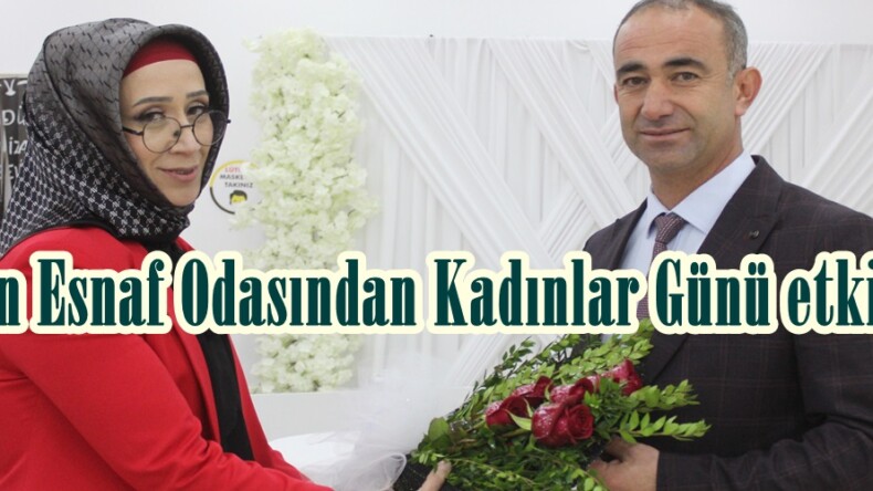 Afşin Esnaf Odasından Kadınlar Günü etkinliği.