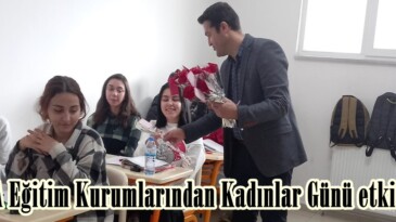 ROTA Eğitim Kurumlarından Kadınlar Günü etkinliği.