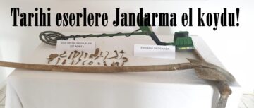 Tarihi eserlere Jandarma el koydu!