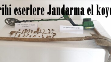 Tarihi eserlere Jandarma el koydu!