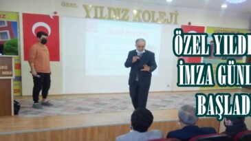 ÖZEL YILDIZ’DA İMZA GÜNLERİ BAŞLADI.