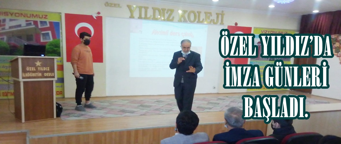 ÖZEL YILDIZ’DA İMZA GÜNLERİ BAŞLADI.