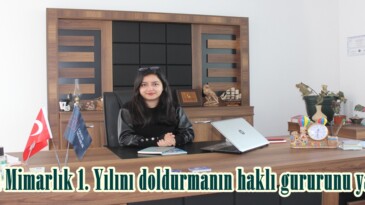 Gönen Mimarlık 1. Yılını doldurmanın haklı gururunu yaşıyor.