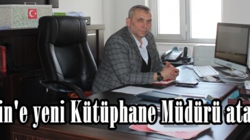 Afşin’e yeni Kütüphane Müdürü atandı.