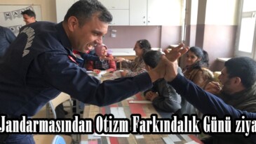 Afşin Jandarmasından  Otizm Farkındalık Günü ziyareti.