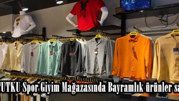 Afşin TUTKU Spor Giyim Mağazasında Bayramlık ürünler satışta.