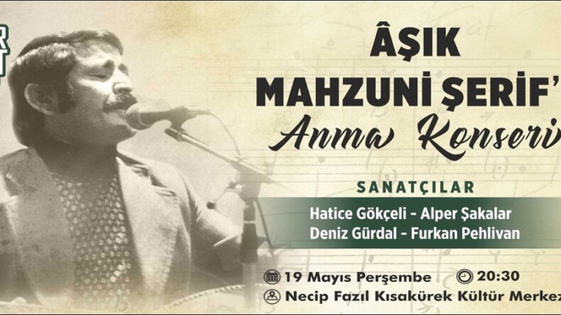Büyükşehir’den Âşık Mahzuni Şerif’i Anma Etkinliği.