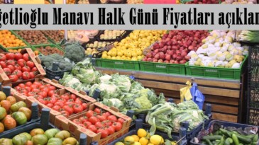 Büğetlioğlu Manavı Halk Günü Fiyatları açıklandı.