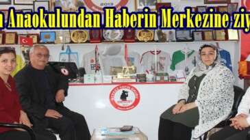 Afşin Anaokulundan Haberin Merkezine ziyaret.