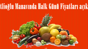 Büğetlioğlu Manavında Halk Günü Fiyatları açıklandı.