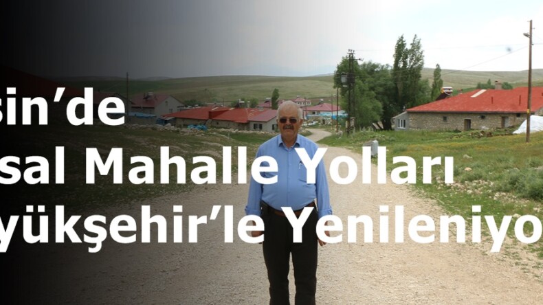 Afşin’de Kırsal Mahalle Yolları Büyükşehir’le Yenileniyor.