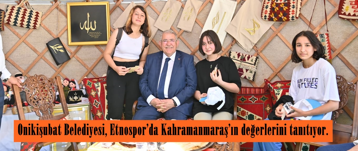 Onikişubat Belediyesi, Etnospor’da Kahramanmaraş’ın değerlerini tanıtıyor.