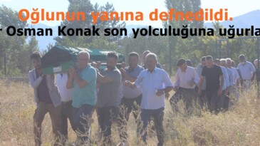 Şair Osman Konak son yolculuğuna uğurlandı.