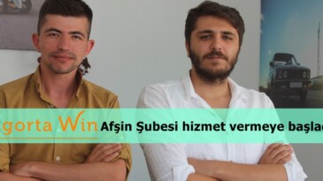 SİGORTA WİN Afşin Şubesi hizmet vermeye başladı.