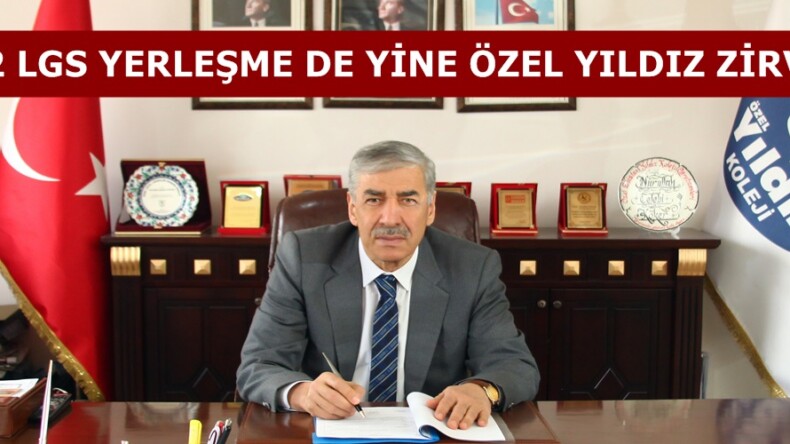 2022 LGS YERLEŞME DE YİNE ÖZEL YILDIZ ZİRVEDE.