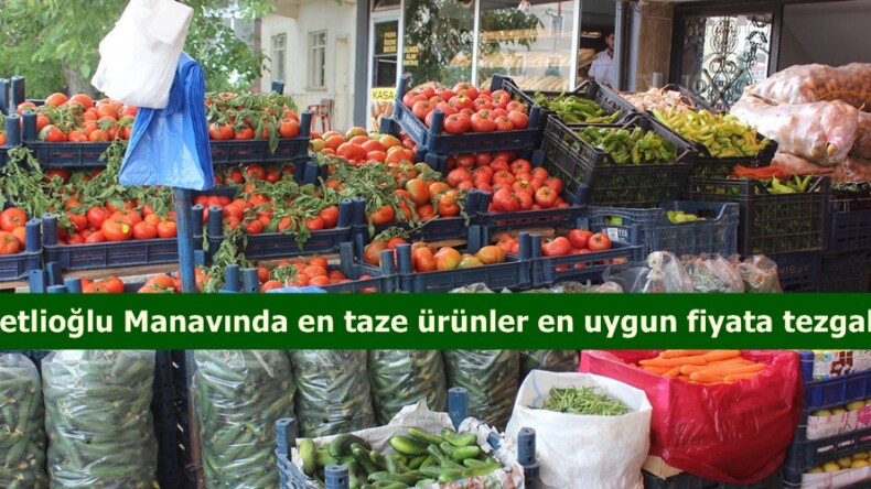 Büğetlioğlu Manavında en taze ürünler en uygun fiyata tezgahlarda.