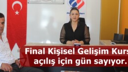 Final Kişisel Gelişim Kursu açılış için gün sayıyor.