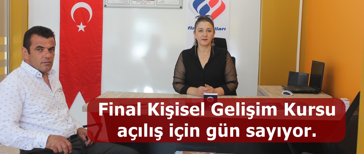 Final Kişisel Gelişim Kursu açılış için gün sayıyor.