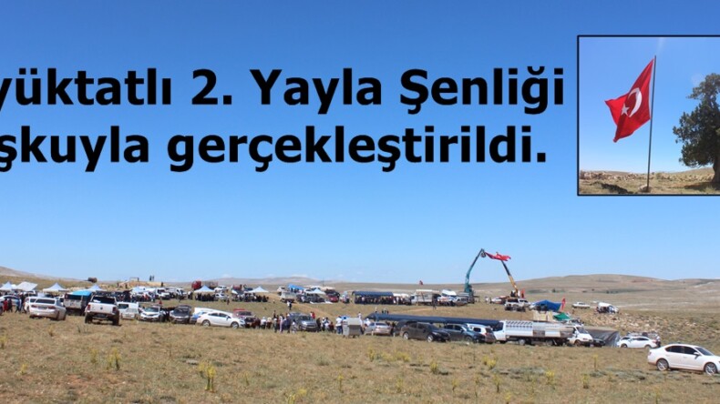 Büyüktatlı 2. Yayla Şenliği coşkuyla gerçekleştirildi.