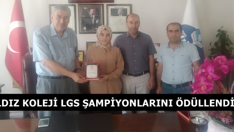 YILDIZ KOLEJİ LGS ŞAMPİYONLARINI ÖDÜLLENDİRDİ.