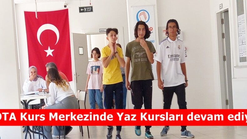 ROTA Kurs Merkezinde Yaz Kursları devam ediyor.
