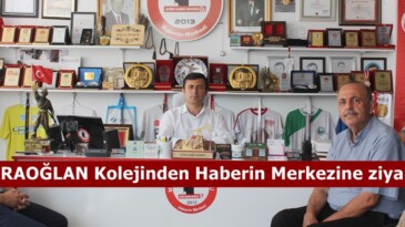 KARAOĞLAN Kolejinden Haberin Merkezine ziyaret.