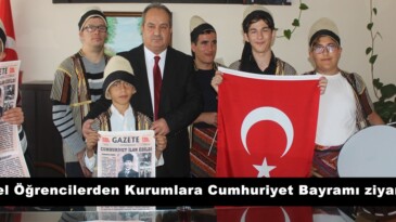 Özel Öğrencilerden Kurumlara Cumhuriyet Bayramı ziyareti.