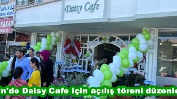 Afşin’de Daisy Cafe için açılış töreni düzenlendi.