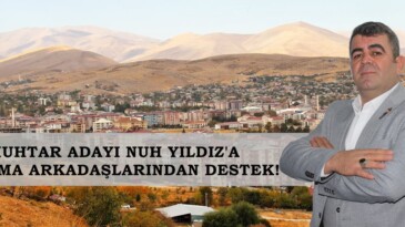 MUHTAR ADAYI NUH YILDIZ’A ÇALIŞMA ARKADAŞLARINDAN DESTEK!