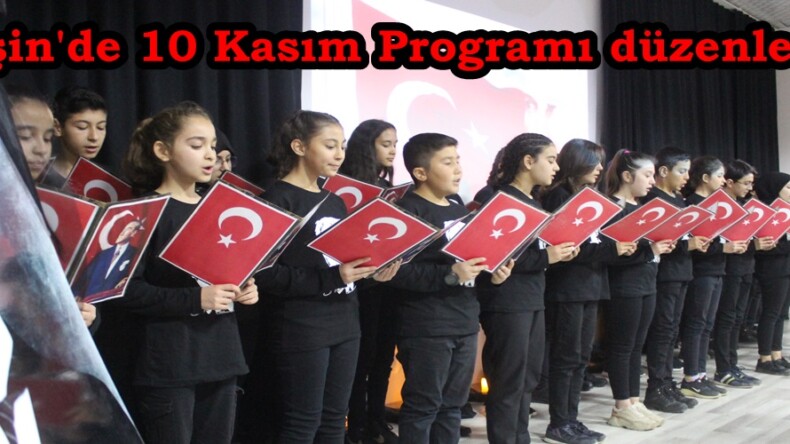 Afşin’de 10 Kasım Programı düzenlendi.