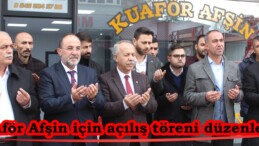 Kuaför Afşin için açılış töreni düzenlendi.