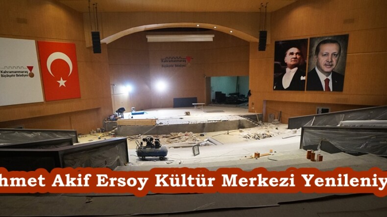 Mehmet Akif Ersoy Kültür Merkezi Yenileniyor.
