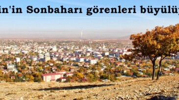 Afşin’in Sonbaharı görenleri büyülüyor.