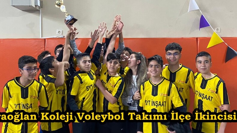 Karaoğlan Koleji Voleybol Takımı İlçe İkincisi oldu.