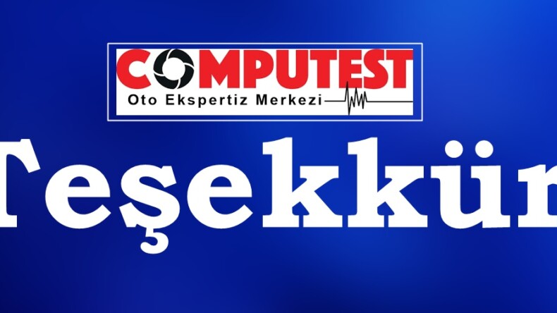 Teşekkür!