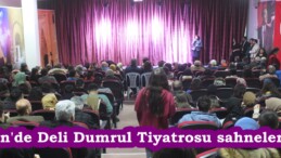 Afşin’de Deli Dumrul Tiyatrosu sahnelendi.