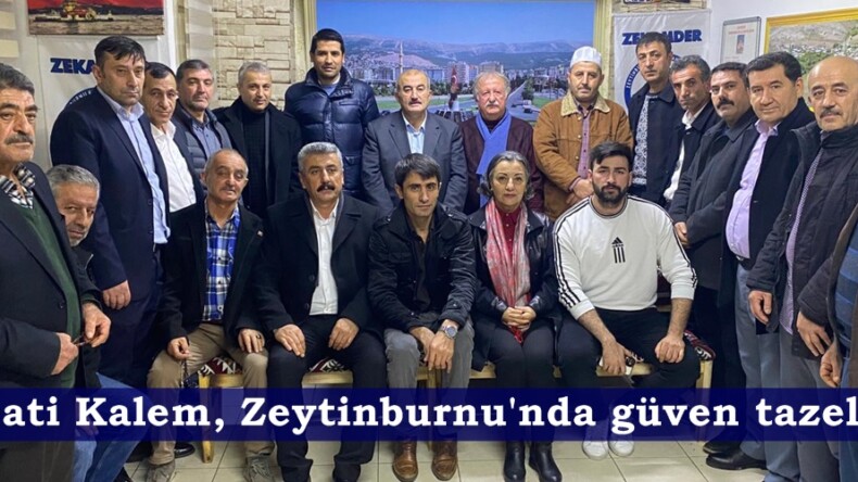 Necati Kalem, Zeytinburnu’nda güven tazeledi.